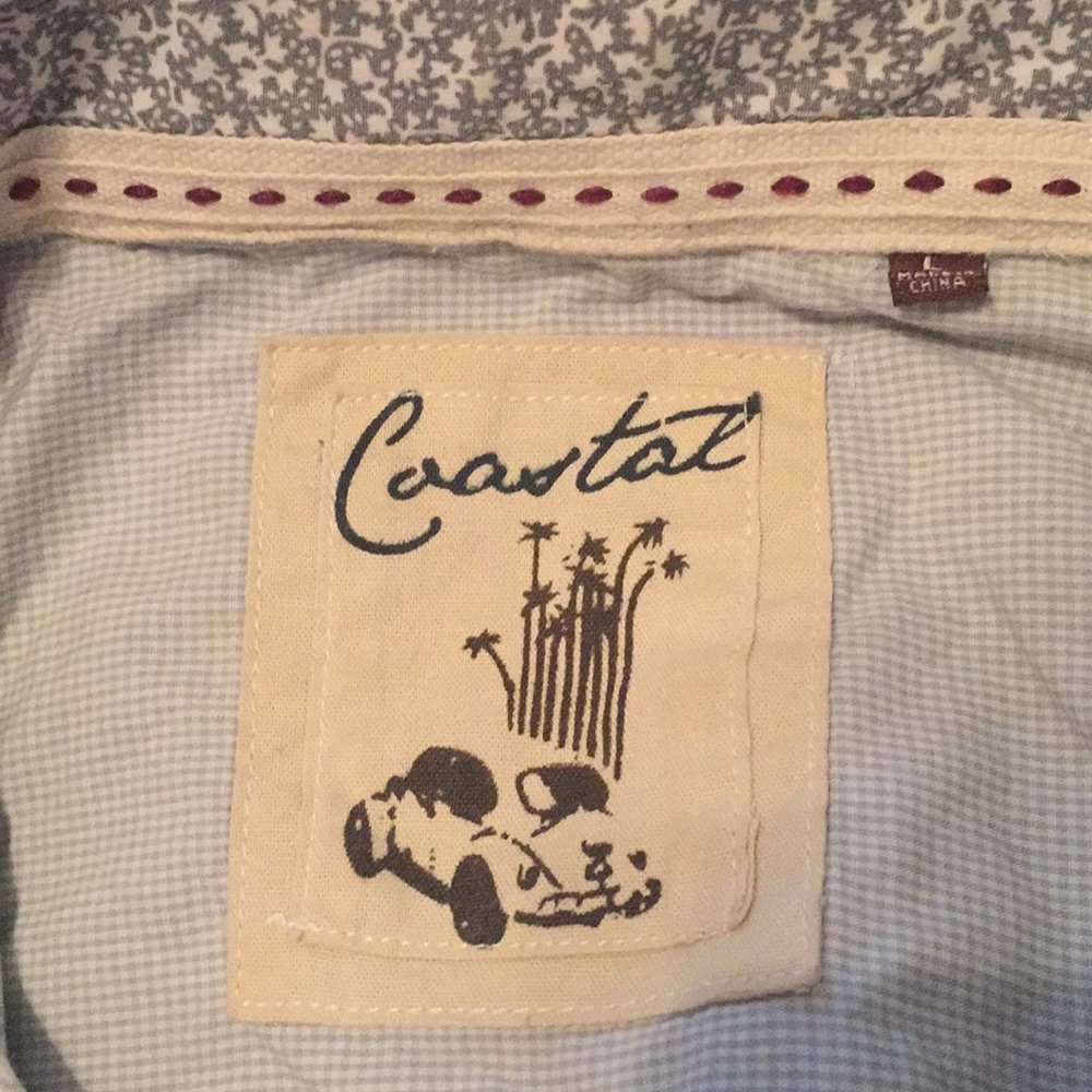 Men’s Large Costal Casual Dress Shirt